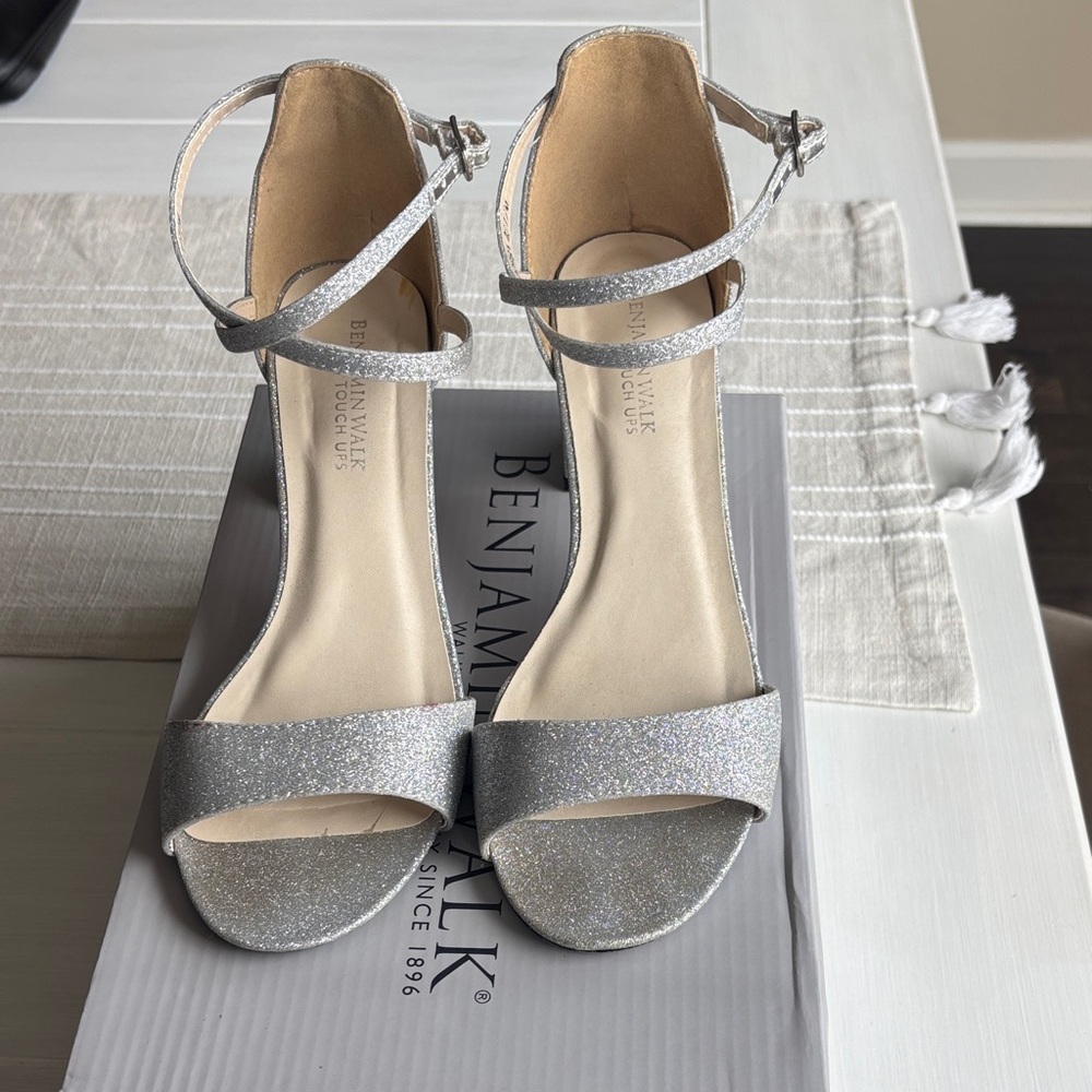 Benjamin Walk Sparkling Silver Heels